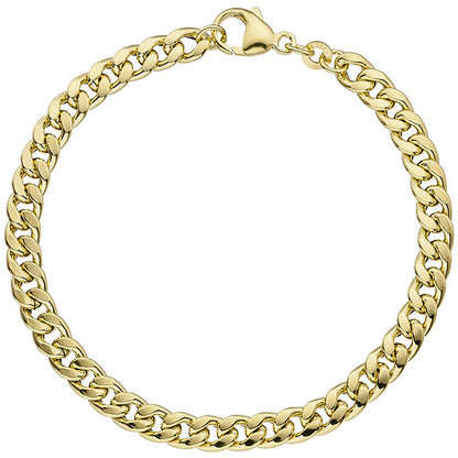 Panzerarmband 333 Gelbgold 19 cm Gold Armband Goldarmband Karabiner