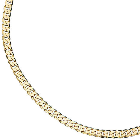 Panzerarmband 333 Gelbgold 21 cm Gold Armband Goldarmband Karabiner