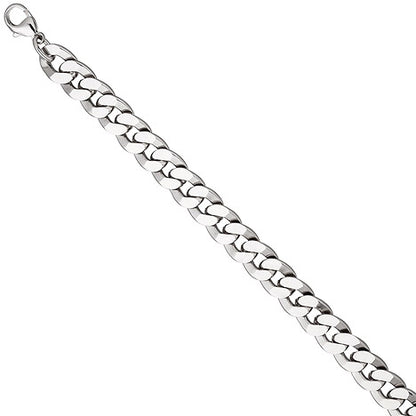 Panzerarmband 925 Sterling Silber diamantiert 23 cm Armband Silberarmband