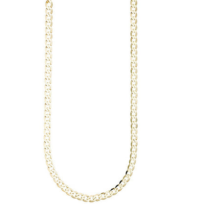 Panzerkette 333 Gelbgold 6 6 mm 45 cm Gold Kette Halskette Goldkette Karabiner