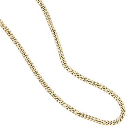 Panzerkette 333 Gelbgold massiv 3 3 mm 50 cm Gold Kette Halskette Goldkette