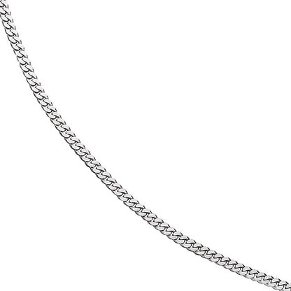 Panzerkette 585 Weißgold massiv 3 3 mm 50 cm Gold Kette Halskette Weißgoldkette