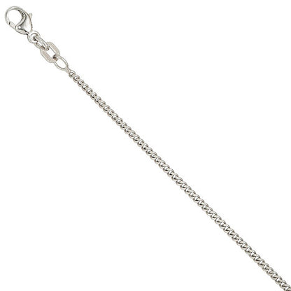 Panzerkette 925 Silber 1 7 mm 36 cm Halskette Kette Silberkette Karabiner
