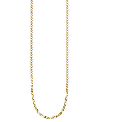 Panzerkette 925 Sterling Silber gold vergoldet 1 3 mm 50 cm Kette Halskette