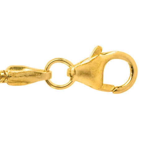 Schlangenkette 585 Gelbgold 1 4 mm 38 cm Gold Kette Halskette Goldkette
