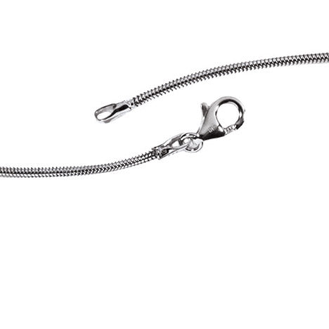 Schlangenkette 585 Weißgold 1 4 mm 38 cm Gold Kette Halskette Weißgoldkette