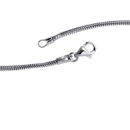 Schlangenkette 585 Weißgold 1 6 mm 42 cm Gold Kette Halskette Weißgoldkette