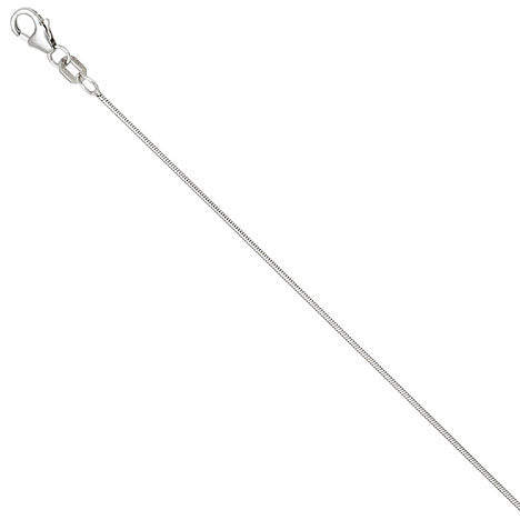 Schlangenkette 925 Silber 1 0 mm 42 cm Halskette Kette Silberkette Karabiner