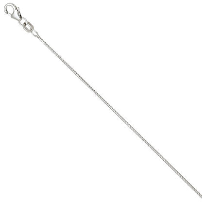 Schlangenkette 925 Silber 1 0 mm 42 cm Halskette Kette Silberkette Karabiner