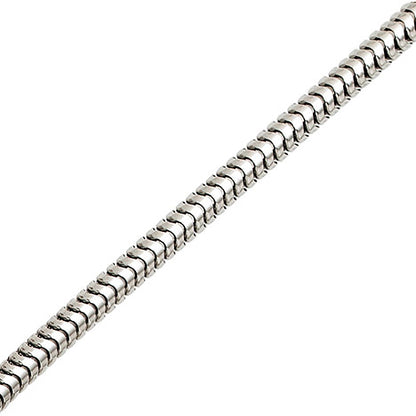 Schlangenkette 925 Silber 3 1 mm 45 cm Halskette Kette Silberkette Karabiner