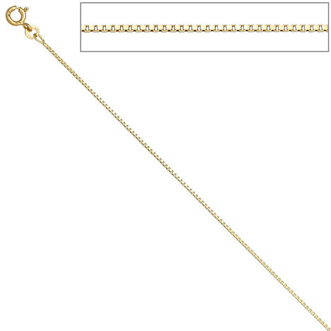 Venezianerkette 333 Gelbgold 1 0 mm 38 cm Gold Kette Halskette Goldkette