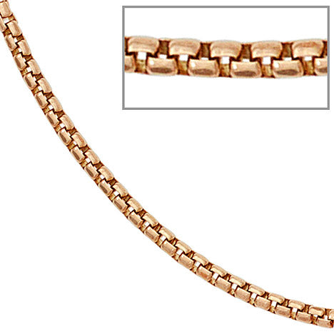 Venezianerkette 925 Silber rotgold vergoldet 1 5 mm 45 cm Halskette Kette