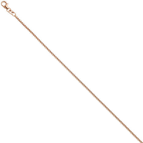 Venezianerkette 925 Silber rotgold vergoldet 1 5 mm 45 cm Halskette Kette