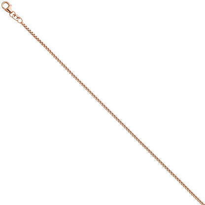 Venezianerkette 925 Silber rotgold vergoldet 1 5 mm 45 cm Halskette Kette