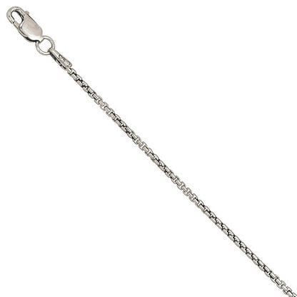Venezianerkette 925 Sterling Silber 1 6 mm 42 cm Halskette Kette Karabiner