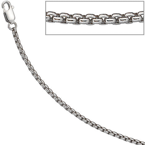 Venezianerkette 925 Sterling Silber 2 5 mm 45 cm Halskette Kette Karabiner