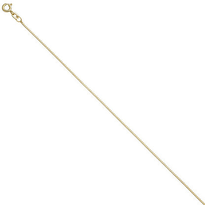 Venezianerkette 925 Sterling Silber gold vergoldet 0 9 mm 42 cm Kette Halskette