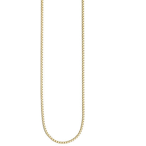 Venezianerkette 925 Sterling Silber gold vergoldet 1 3 mm 45 cm Kette Halskette
