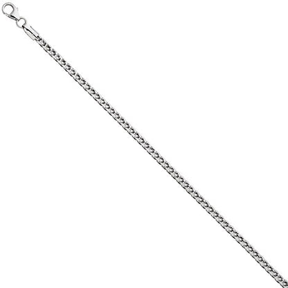 Zopfarmband 585 Gold Weißgold 19 cm Armband Goldarmband Weißgoldarmband