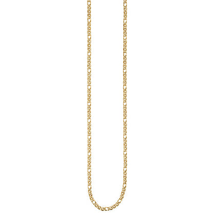Zwillings-Panzerkette 585 Gelbgold 3 mm 45 cm Gold Kette Halskette Goldkette