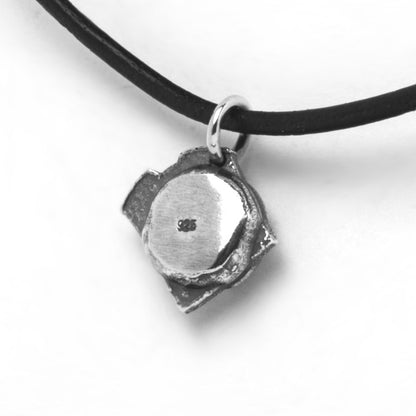 Lebakaassemme Anhänger 925 Silber massiv klein
