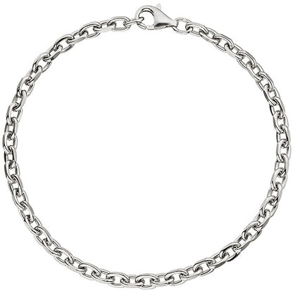 Ankerarmband 925 Sterling Silber diamantiert 21 cm Armband Silberarmband