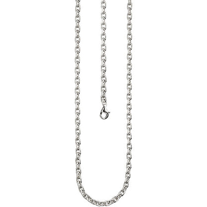Ankerkette 925 Silber diamantiert 3 9 mm 55 cm Kette Halskette Silberkette