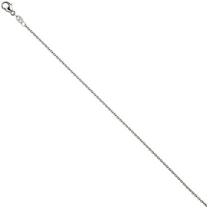 Ankerkette 950 Platin 1 5 mm 70 cm Kette Halskette Platinkette Karabiner