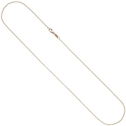 Ankerkette rund 585 Gold Rotgold 1 0 mm 40 cm Kette Halskette Rotgoldkette