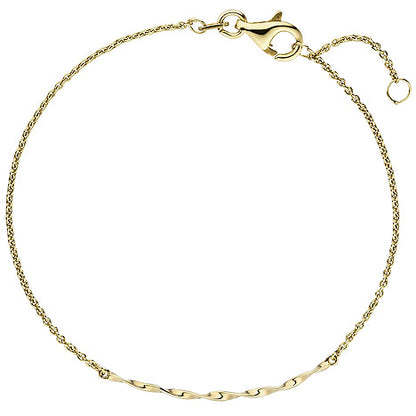 Armband 585 Gold Gelbgold 17 5 cm Goldarmband