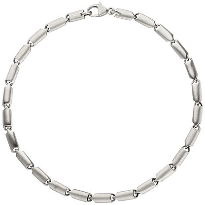 Armband 950 Platin matt 20 cm Platinarmband Karabiner