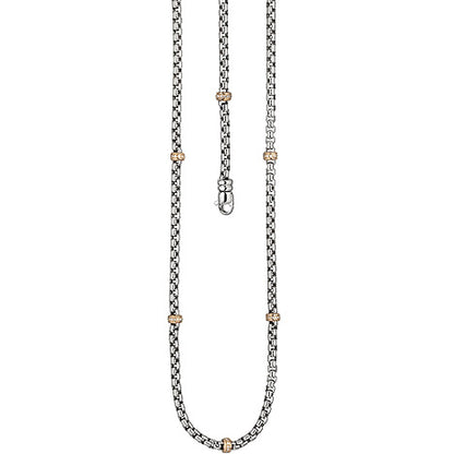 Collier Halskette 585 Gold Weißgold Rotgold bicolor 65 Diamanten 45 cm