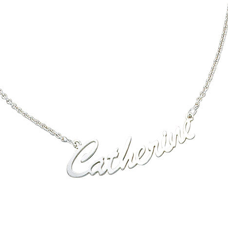 Collier Name 925 Sterling Silber 43 cm Namens-Kette Halskette