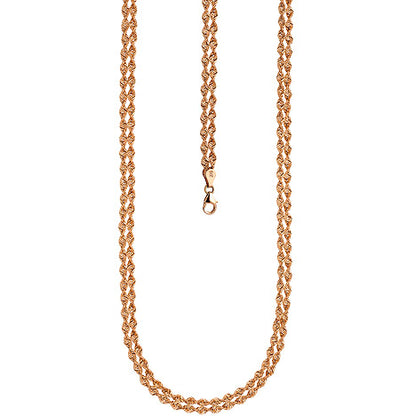 Halskette Kette 375 Gold Rotgold 45 cm Rotgoldkette Karabiner