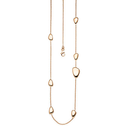 Halskette Kette 585 Gold Rotgold 90 cm Rotgoldkette Karabiner