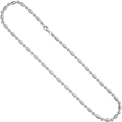 Halskette Kette 925 Sterling Silber mattiert 45 cm Silberkette Karabiner