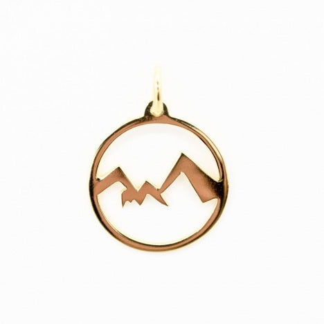 Anhänger Watzmann Berchtesgaden 585 Gelbgold - ohne Schriftzug
