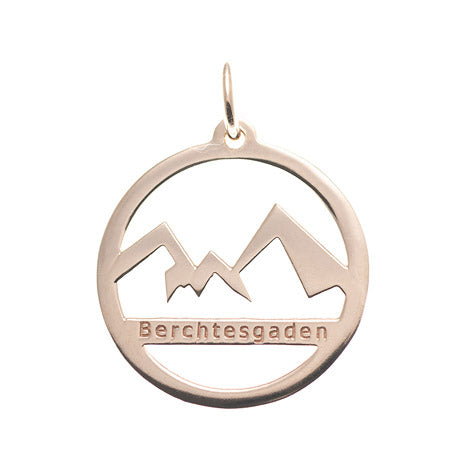 Anhänger Watzmann Berchtesgaden 925 Silber rosé vergoldet