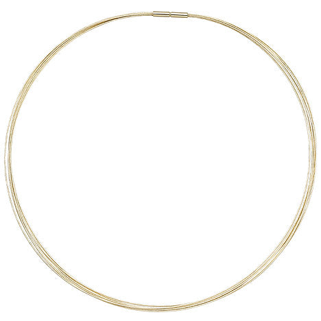 Halsreif 7-reihig 585 Gold Gelbgold 45 cm Goldkette Goldreif