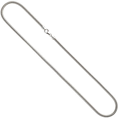 Schlangenkette 925 Sterling Silber 2 9 mm 50 cm Kette Halskette Silberkette