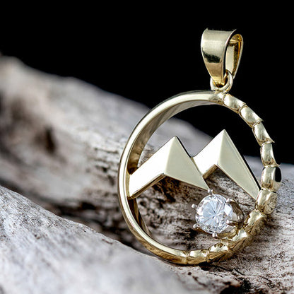 Anhänger BERGdiamant 585 Gold D-0 25 VSI-F