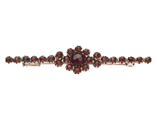 Brosche Granat 925