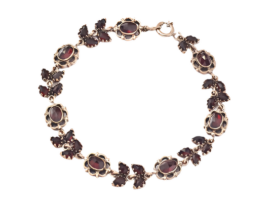Armband Granat 925