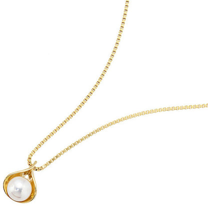 Anhänger 585 Gold Gelbgold 1 Süßwasser Perle Perlenanhänger