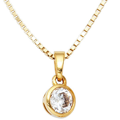 Anhänger 925 Sterling Silber gold vergoldet 1 Zirkonia