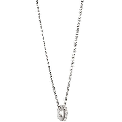 Anhänger 925 Sterling Silber rhodiniert mit Zirkonia rundum