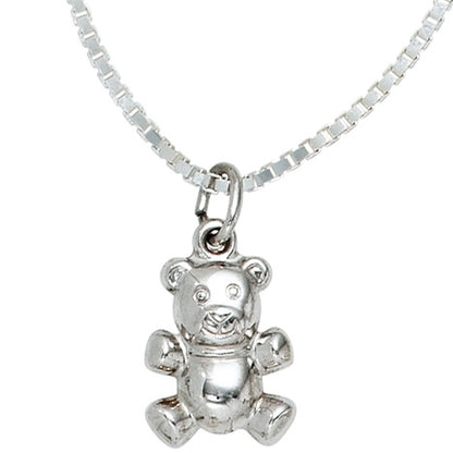 Anhänger Bär 925 Sterling Silber rhodiniert