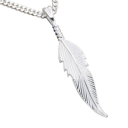 Anhänger Feder 925 Sterling Silber