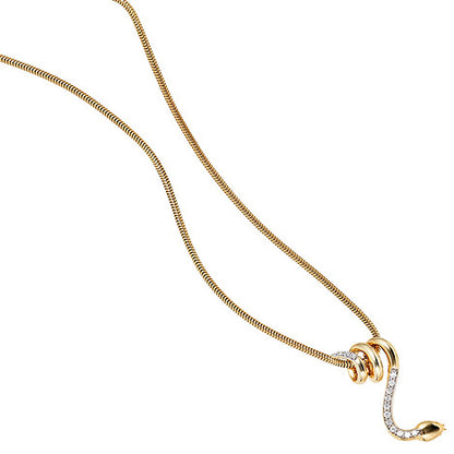 Anhänger Schlange 585 Gold Gelbgold 14 Diamanten Brillanten Schlangenanhänger