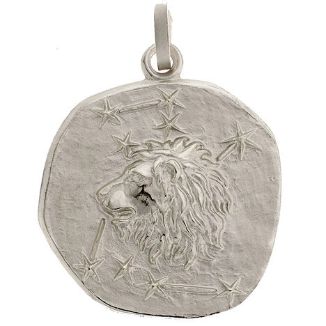 Anhänger Sternzeichen Löwe 925 Sterling Silber matt Sternzeichenanhänger